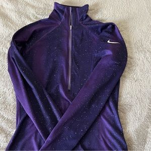 Nike Pro Women's Element Half-Zip Running pullover.